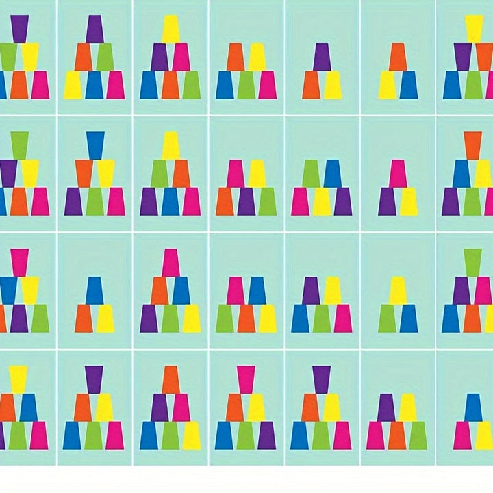 Oktatási Ragasztócsésze Puzzles játék - StackSmart