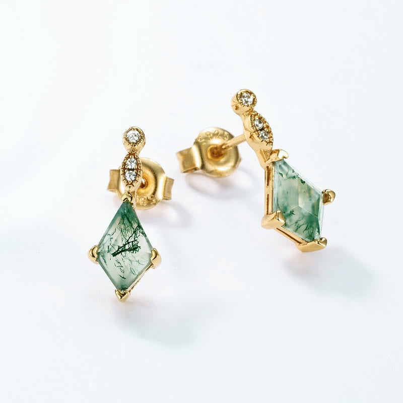 Mooságát és Fehér Zirkon Ékszer Szett - Lana