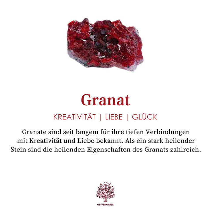 18K Arany Gránátköves Gyűrű - Elara