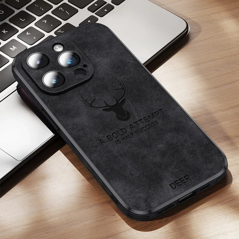 Luxus szarvasbőr iPhone tok - Veltro