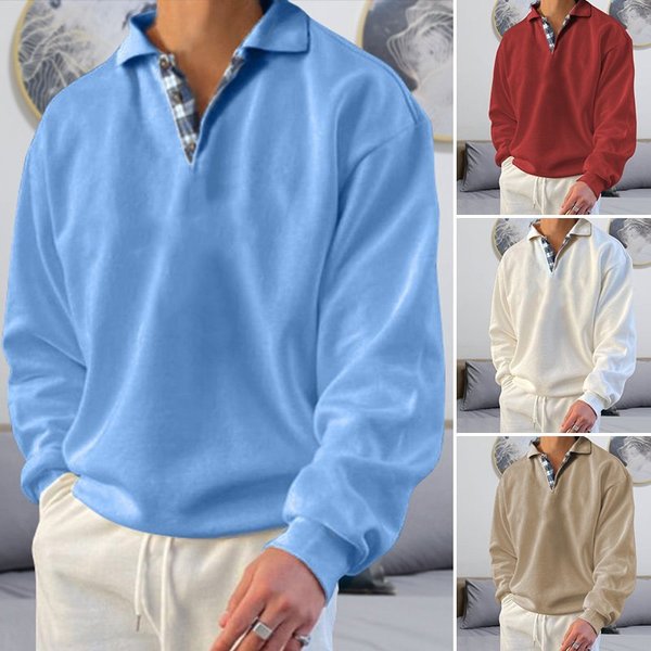 Casual Férfi Polópulóver - Oliver
