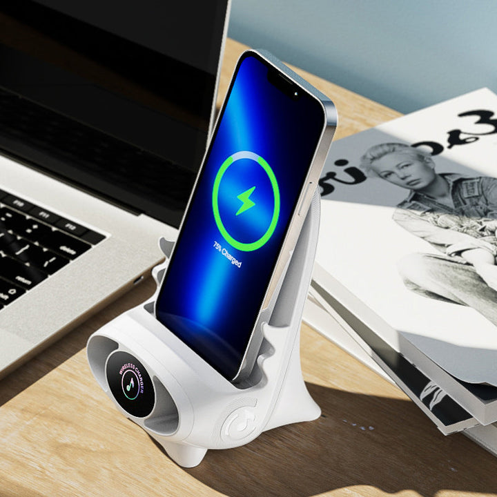 Vezeték nélküli Telefon Tartó 15W Gyors Töltési Funkcióval - FlexCharge Szék