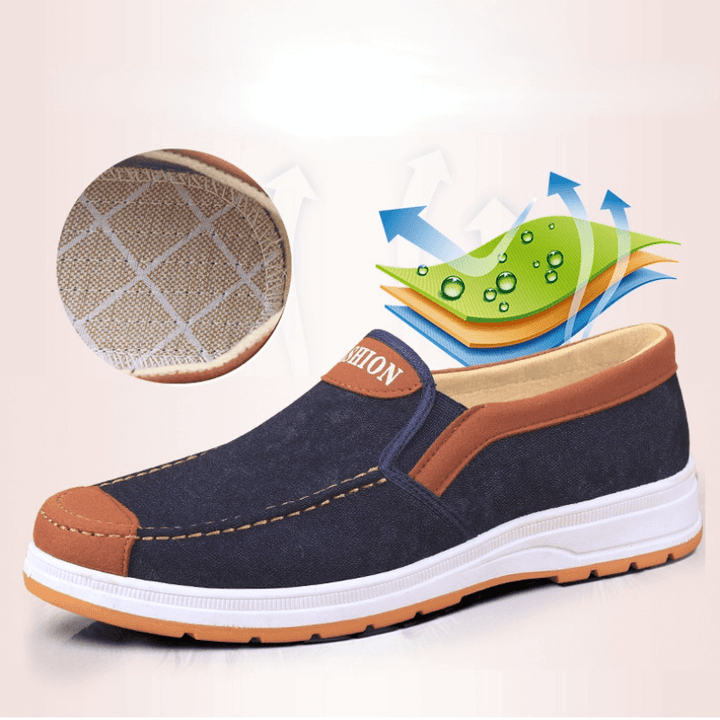 Férfi Slip-On Vászon Cipő – Matteo