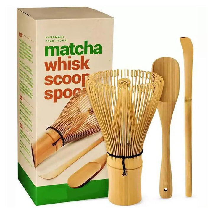 Hagyományos Matcha Készlet - Bambusz Habverő