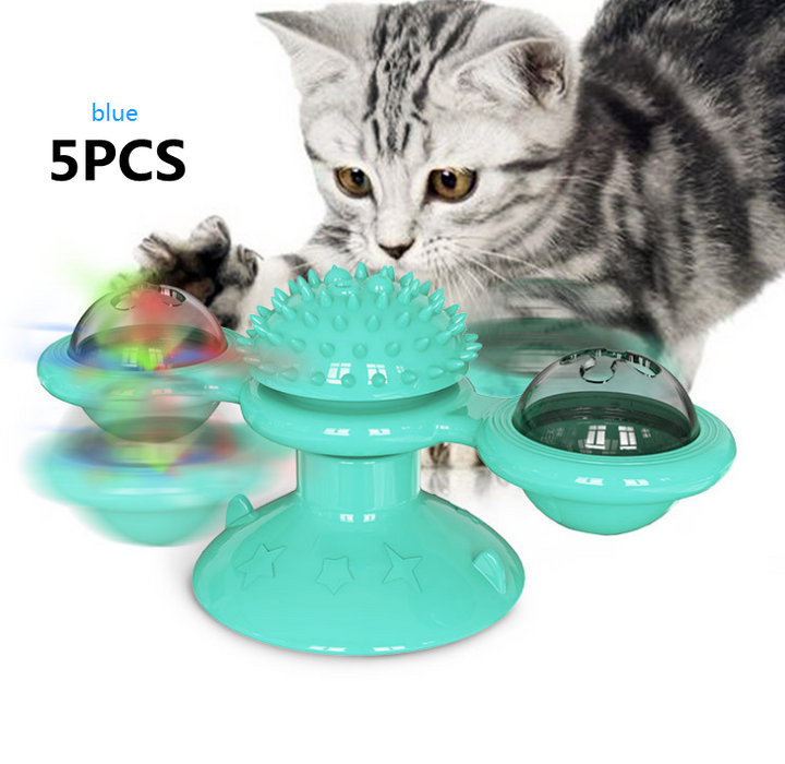 Macskák Szélmalom Kaparós és Játékállomás - TwirlPaws