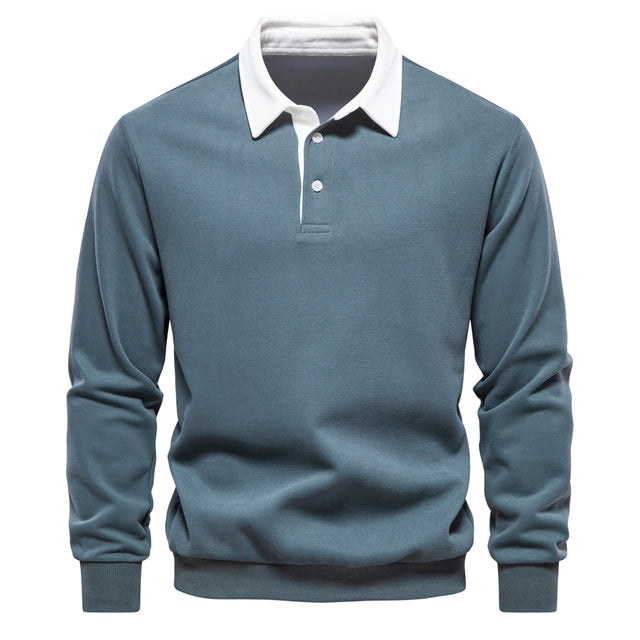 Trendi Férfi Polo Pulóver - James