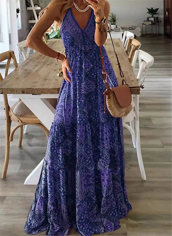 Nyári Boho-maxiruha virágmintával – Isabella