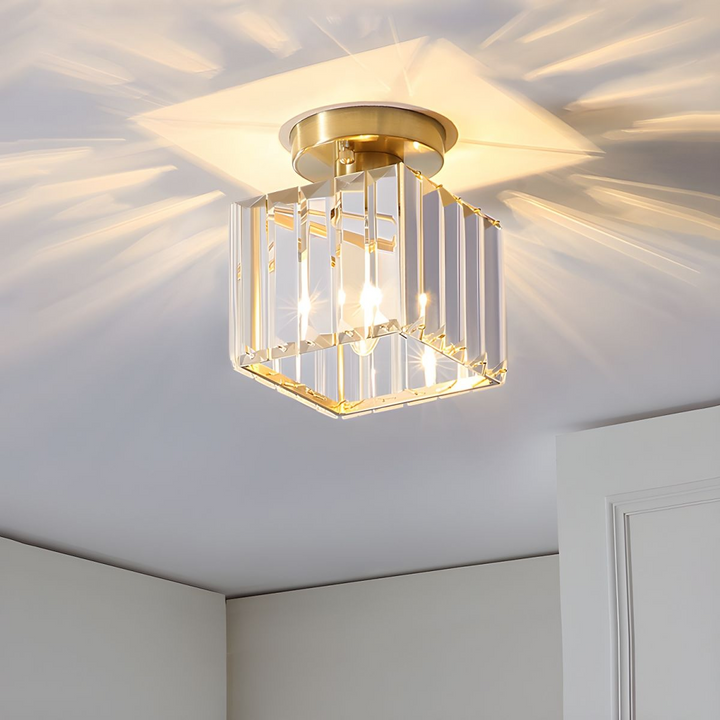 Modern Kristály Mennyezeti Lámpa - CrystalGlow