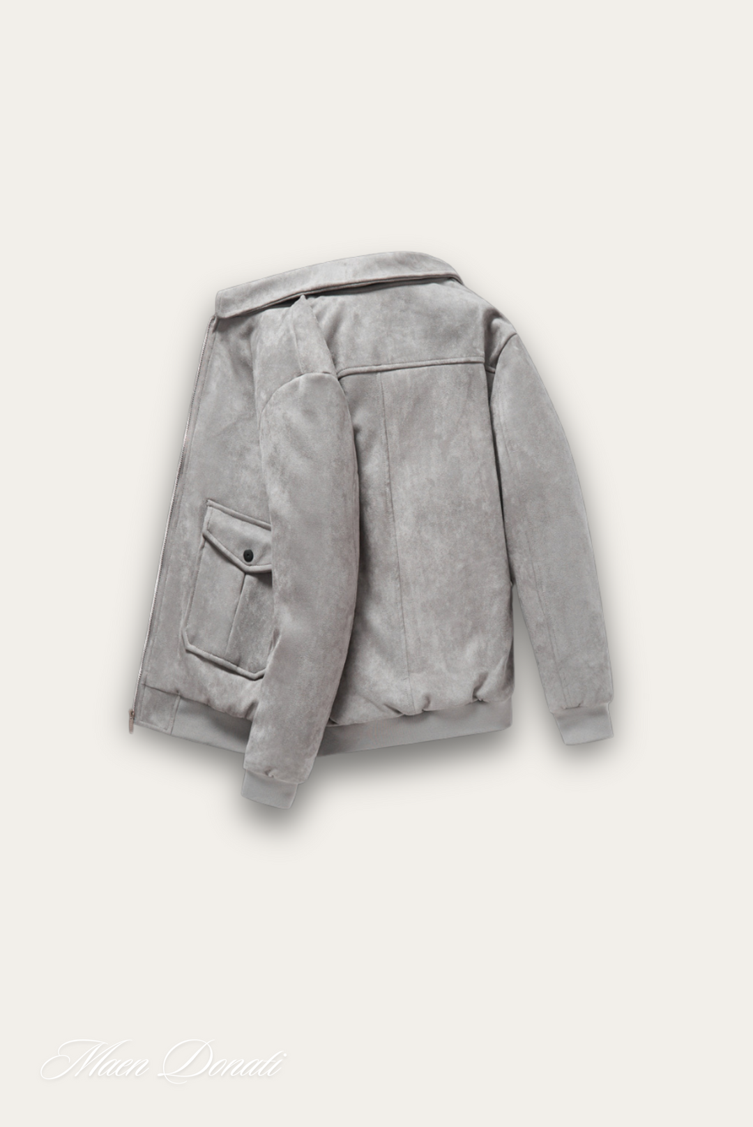 Divatos Szürke Férfi Kabát – Matteo