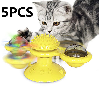Macskák Szélmalom Kaparós és Játékállomás - TwirlPaws
