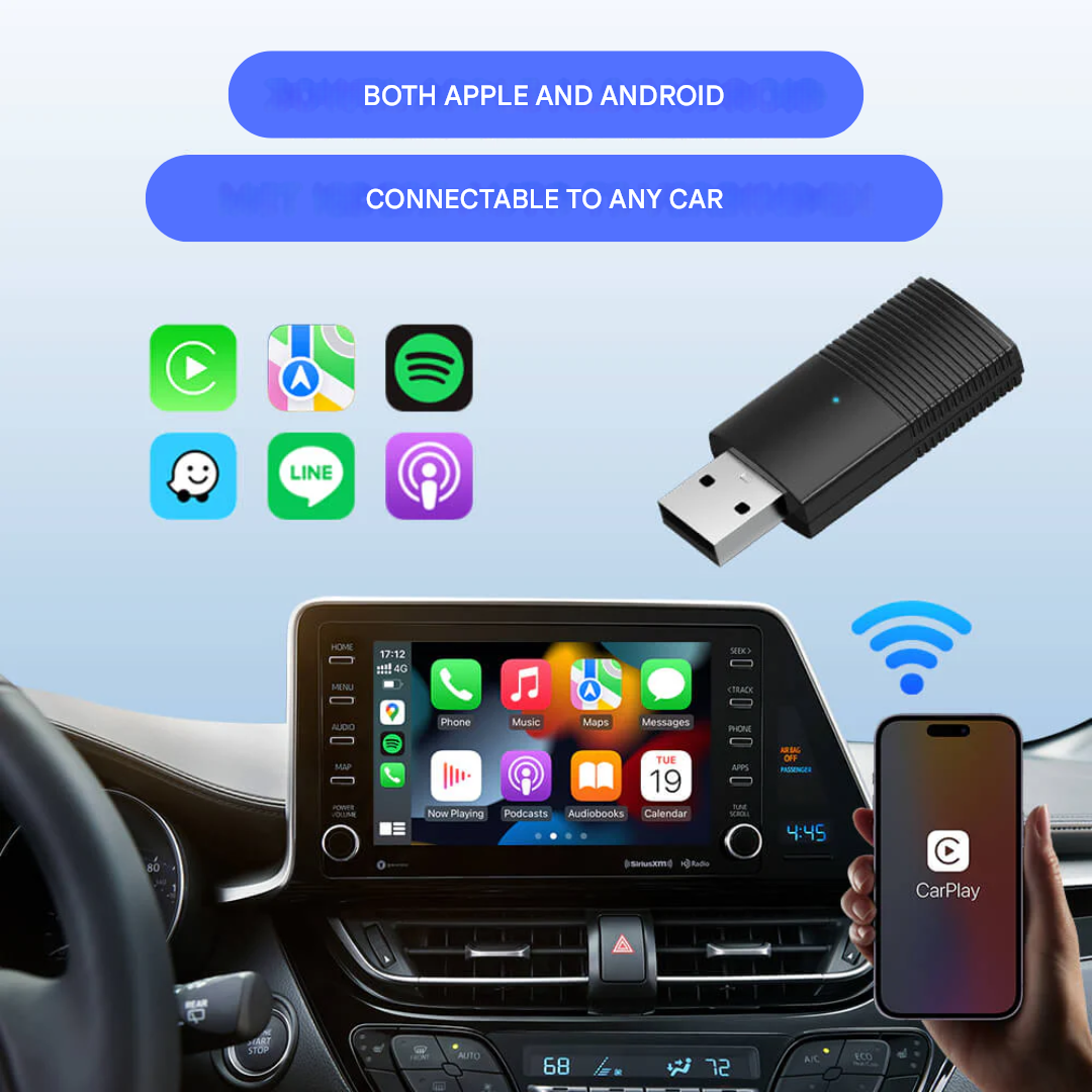 Vezeték nélküli CarPlay adapter – DriveLink Connect