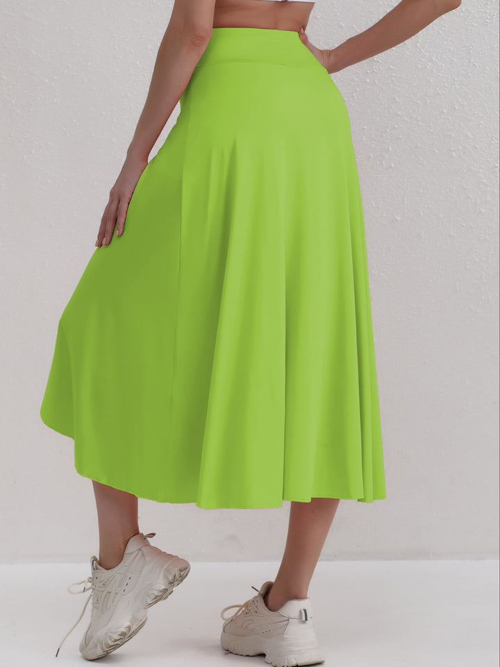 Sportos szoknya magas derekú és aszimmetrikus szabással - Alexia