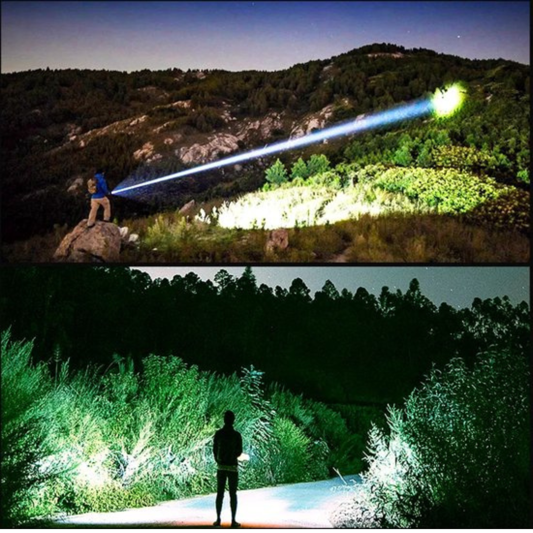 Katonai LED Zseblámpa - LumenPro