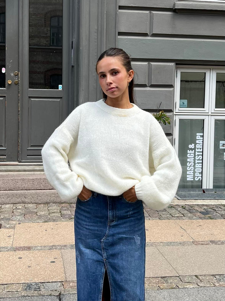 Puha női pulóver laza szabással - Aurena