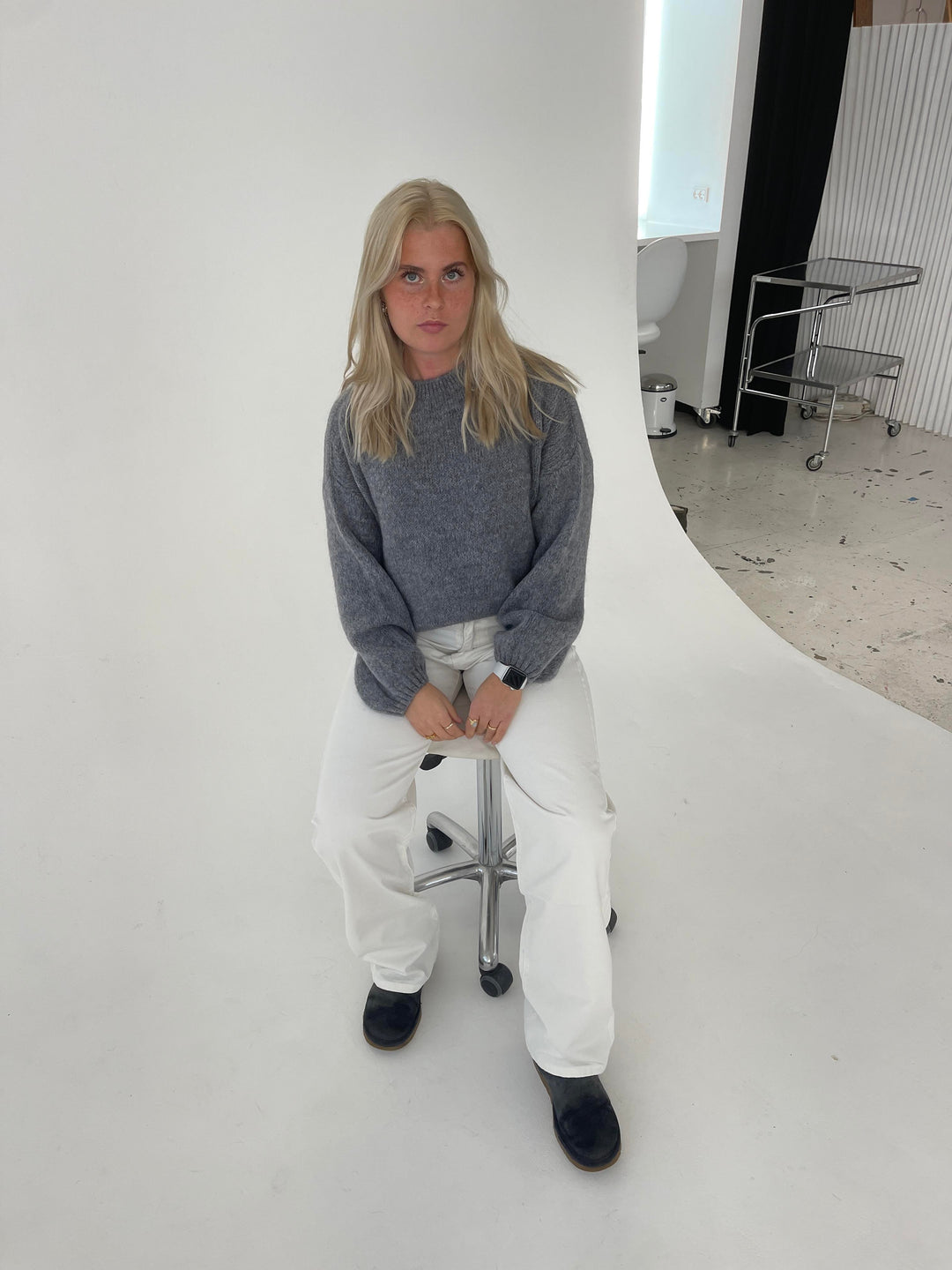 Puha női pulóver laza szabással - Aurena