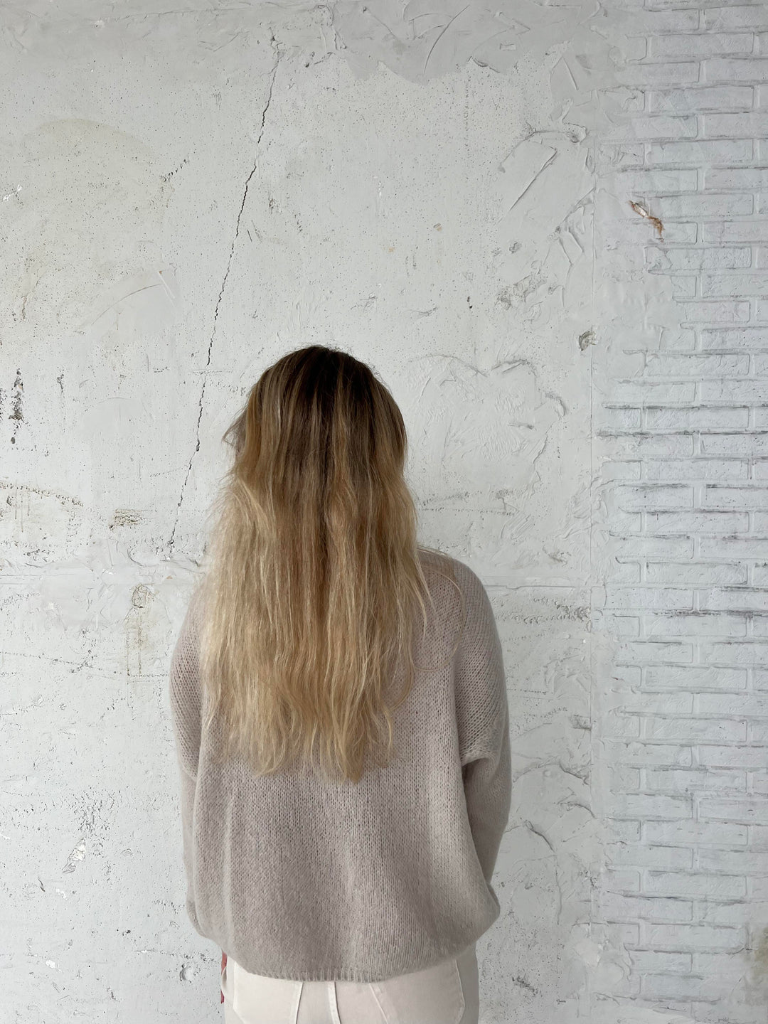 Puha női pulóver laza szabással - Aurena