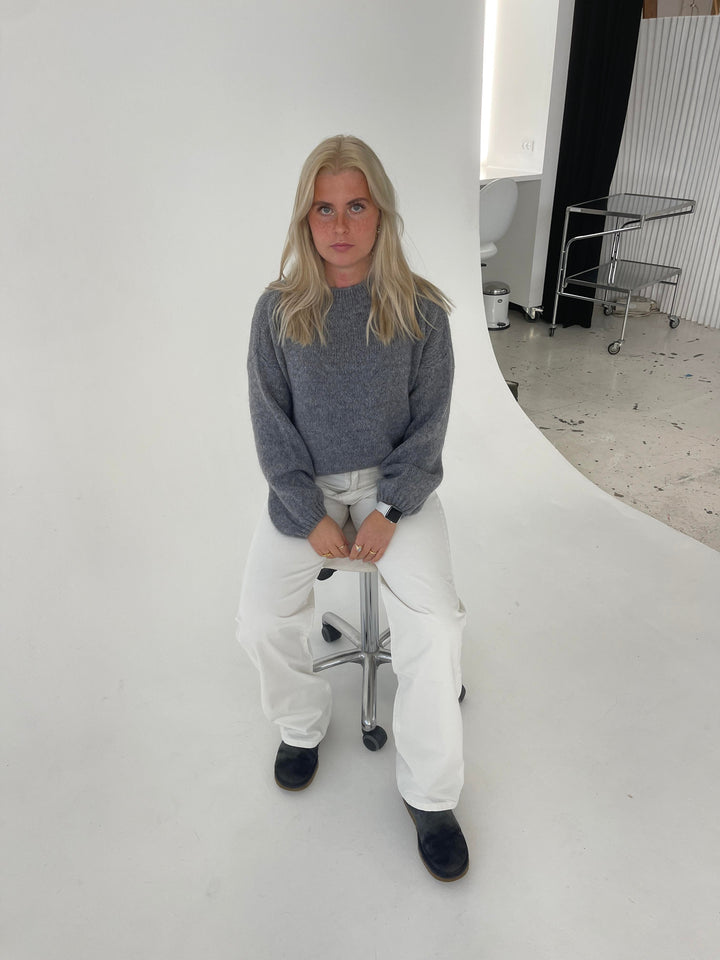 Puha női pulóver laza szabással - Aurena