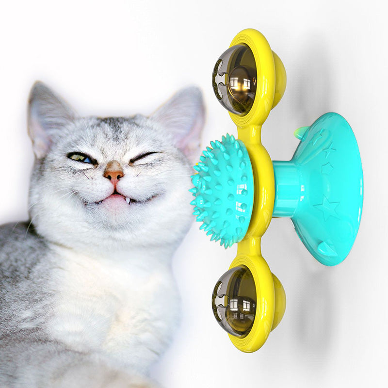 Macskák Szélmalom Kaparós és Játékállomás - TwirlPaws