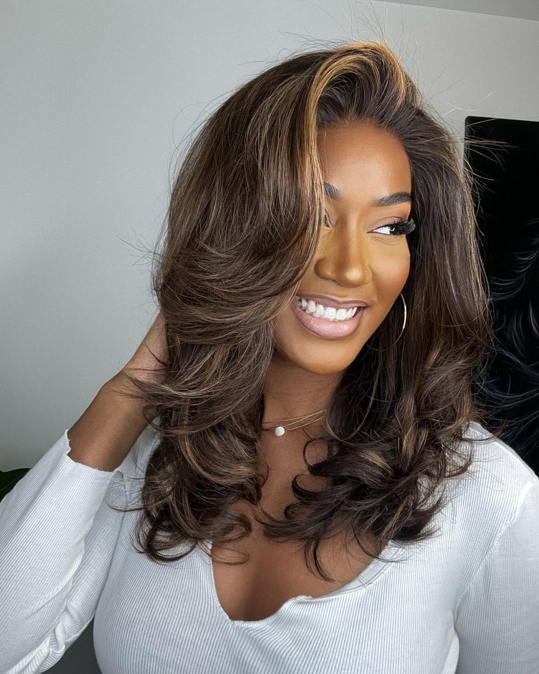 Lace Front Paróka kiemelésekkel – Selena