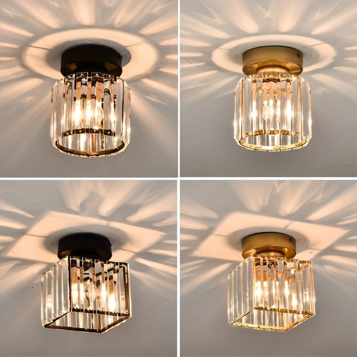 Modern Kristály Mennyezeti Lámpa - CrystalGlow
