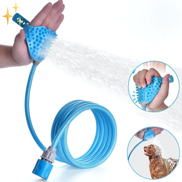 Kutyamosó kesztyű kefe és kerticső egyben - AquaPaw