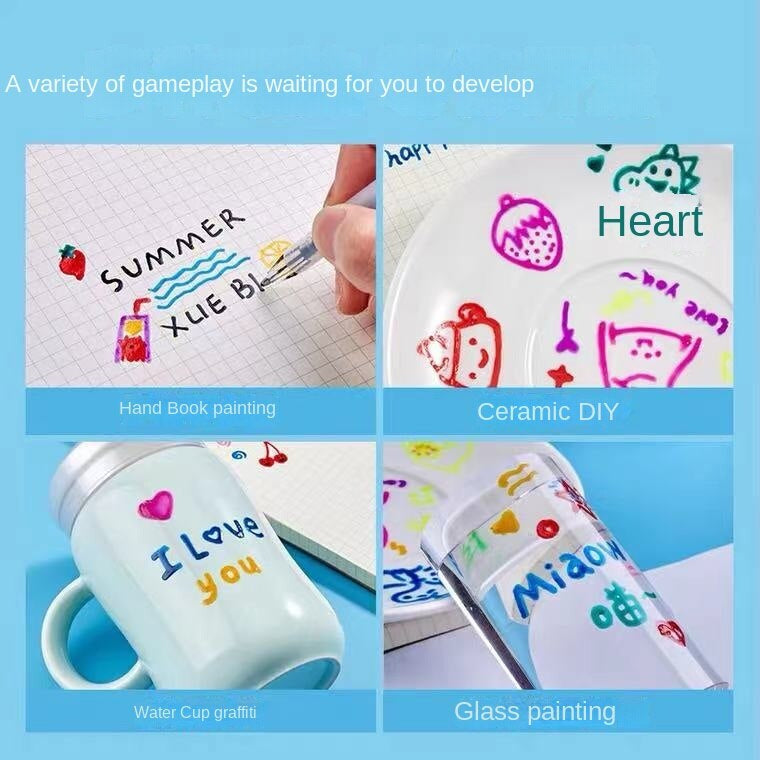 Színes Gélceruza készlet kreatív 3D tervezéshez - 3D ArtPen készlet