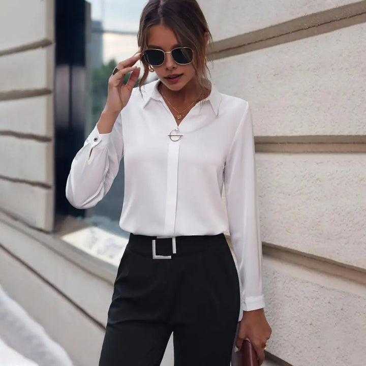 Elegáns chiffon blúz nőknek – Amélie
