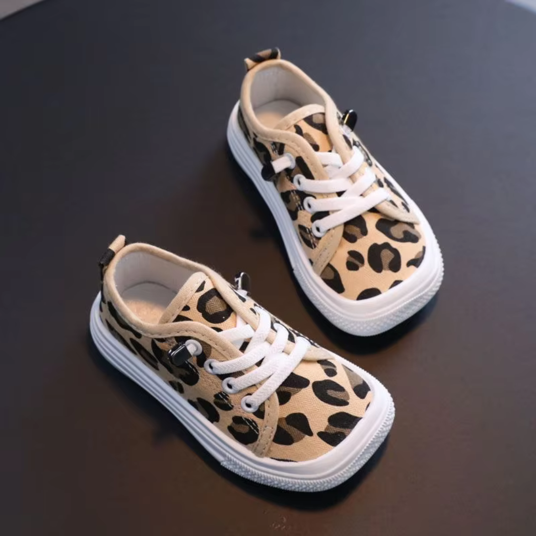 Gyerek Sneakers Leopárdmintával – WildStep