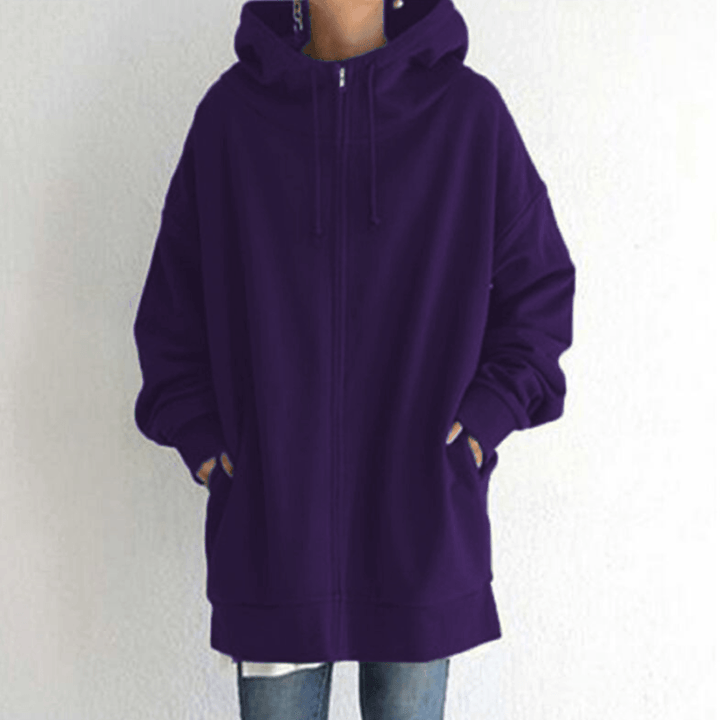 Kényelmes Női Kardigán Kapucnival - ComfyHood