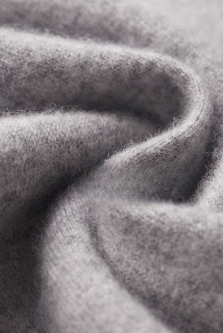 Világosszürke kasmír merinó gyapjú szett – Romano