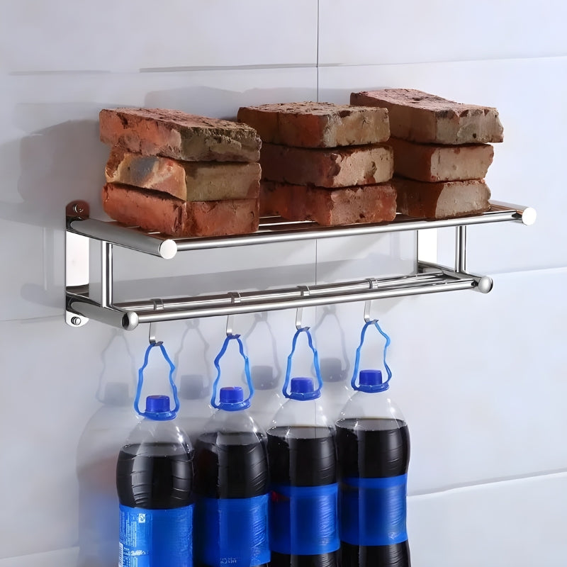 Stílusos rozsdamentes acél törölközőtartó - AeroRack