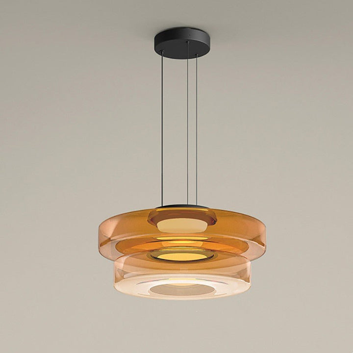 Modern üveg függőlámpa Bauhaus stílusban - AuroraSphere