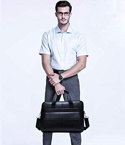 Prémium tehénbőr 15” üzleti aktatáska szervező rekeszekkel