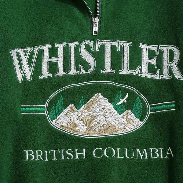 Retro Whistler Pulóver - Milo