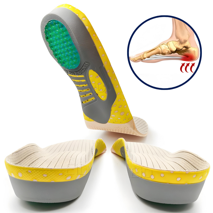 Orthopédiai talpbetétek ívzáró támogatással - FlexiStep