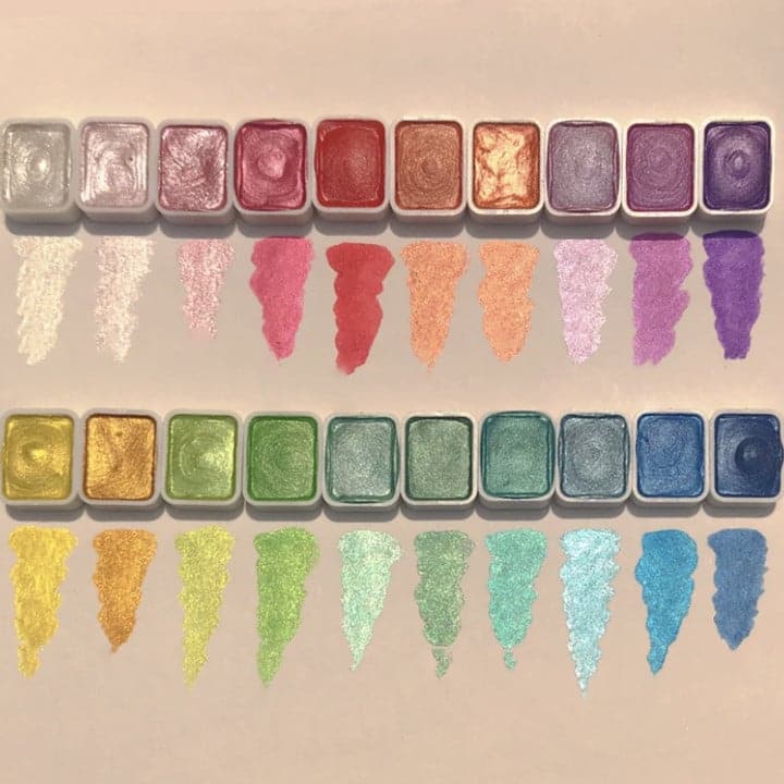 Több színű akvarell festék készlet - ColorCrafter