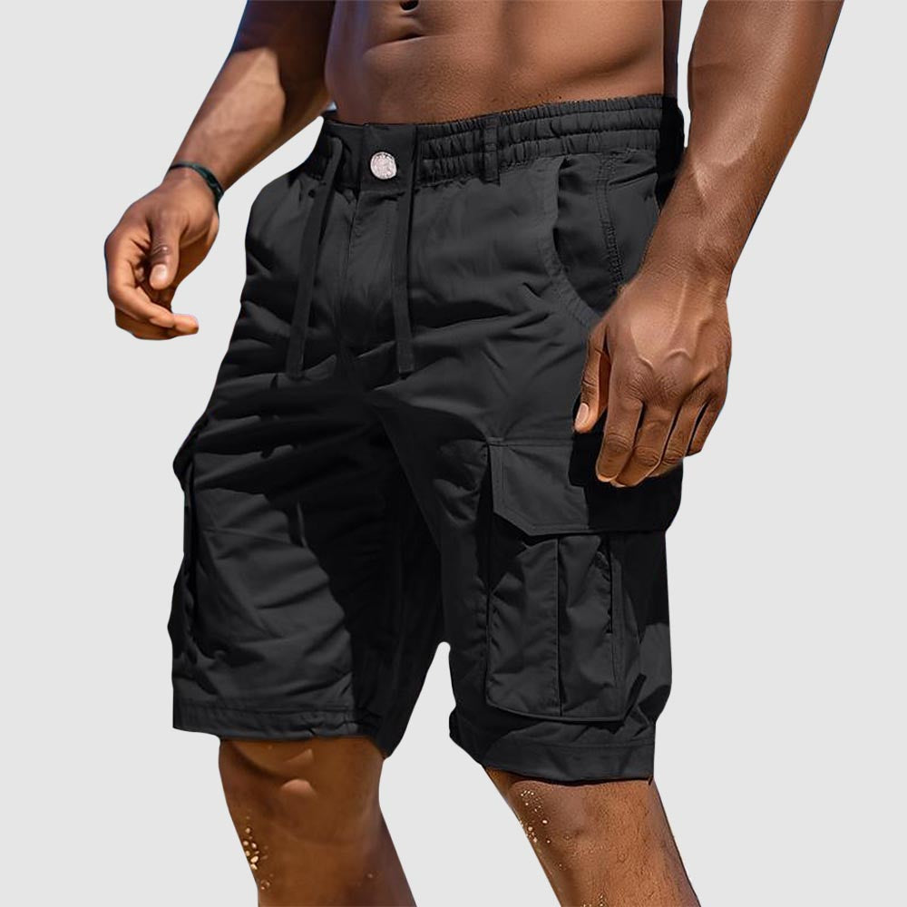 Nyári férfi cargo rövidnadrág pamutkeverékből – Rafael