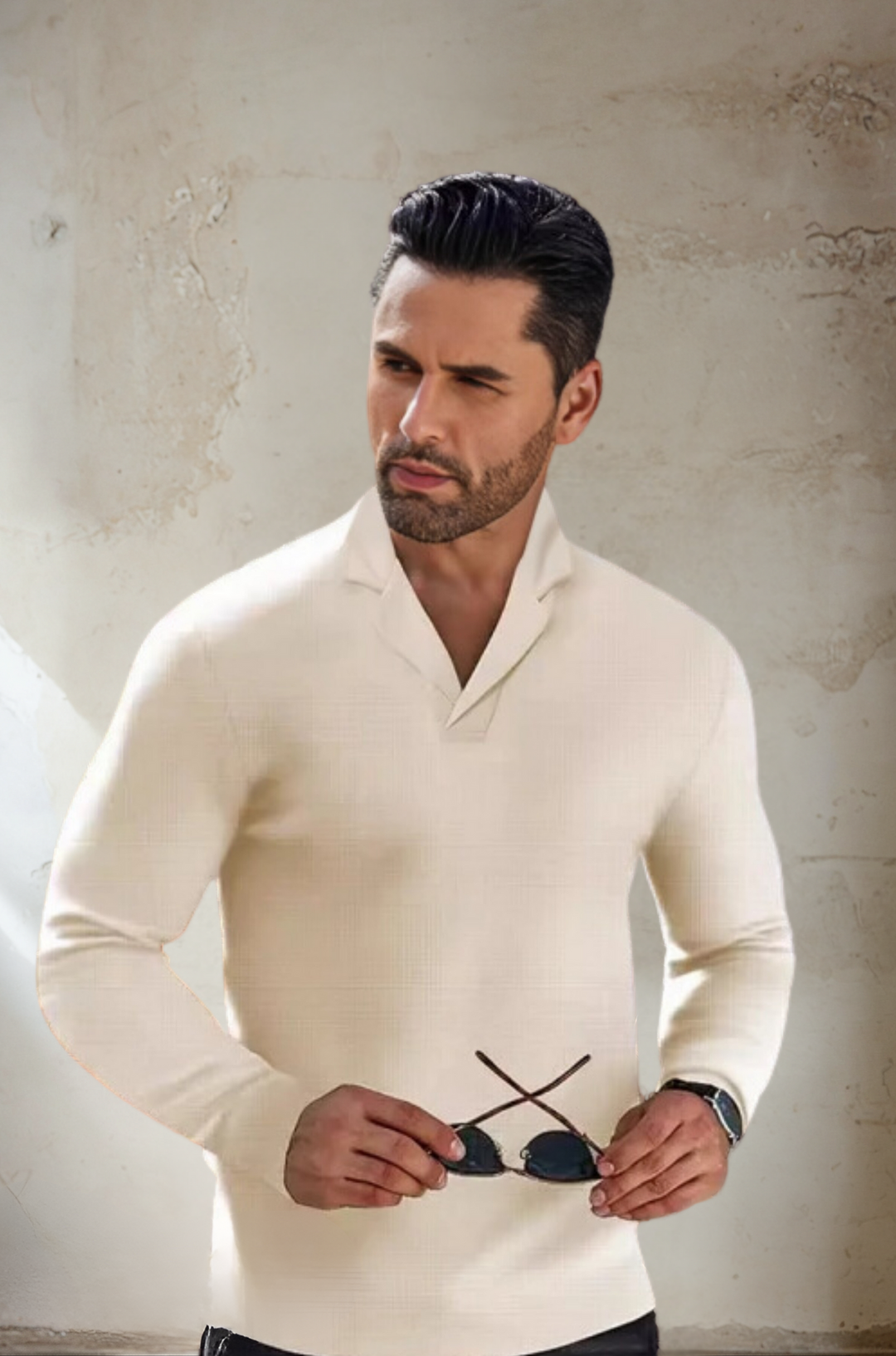 Trendi Férfi Polo Pulóver - Felix