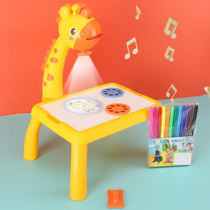 LED Képvetítő Zene Kíséretében Kreatív Gyerekeknek - ArtBuddy