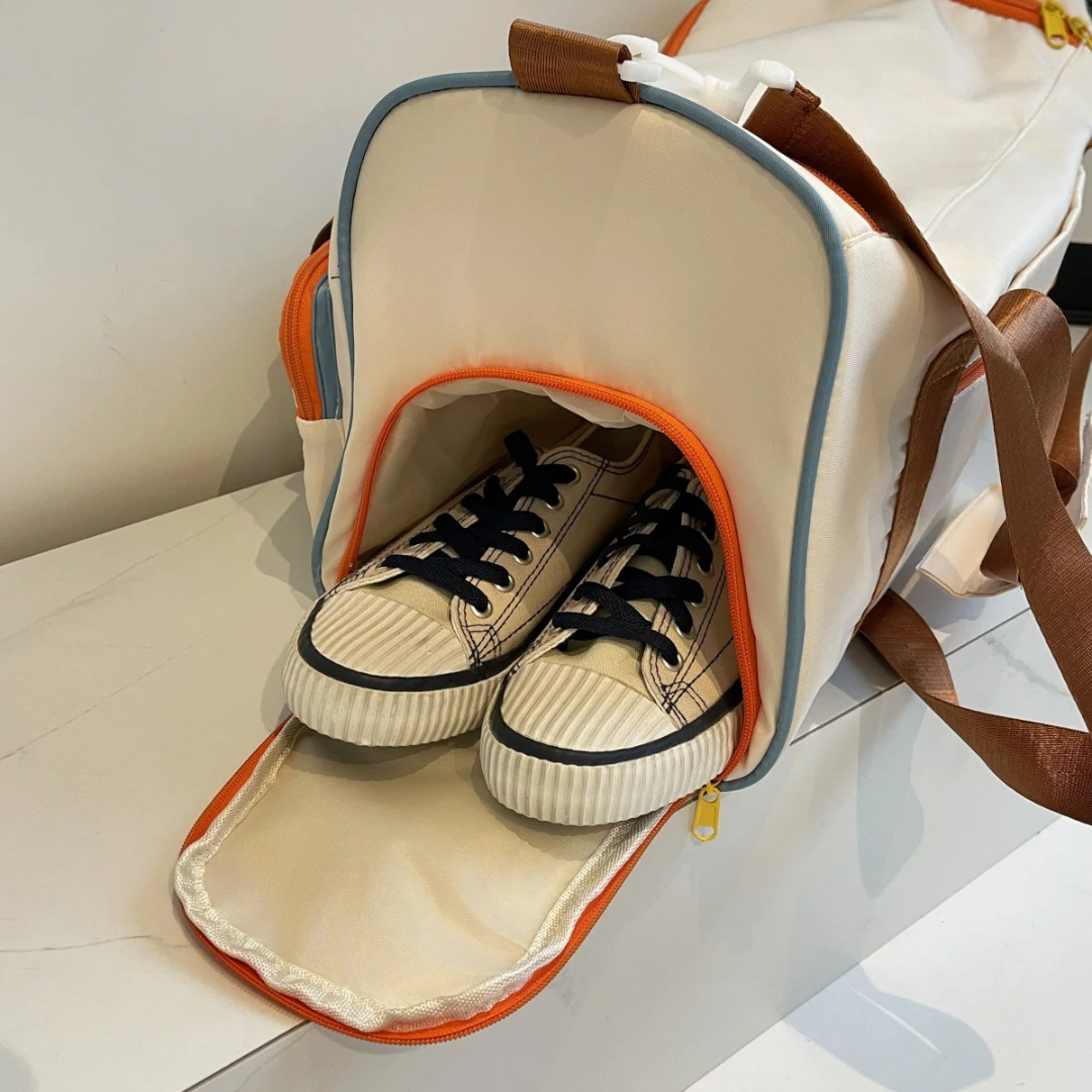 Könnyű Duffeltasak színes blokkokkal - FlexaBag