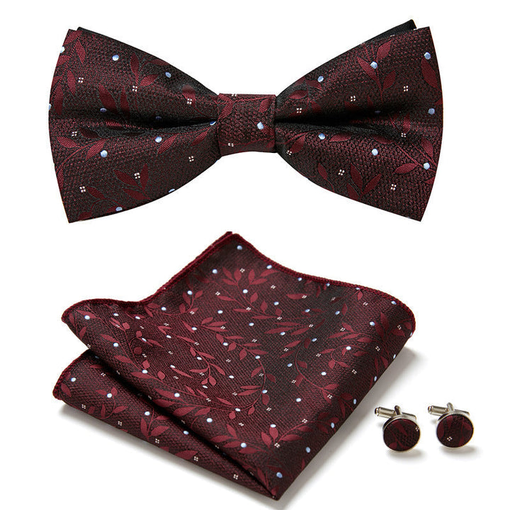 Virágmintás csokornyakkendő szett – StitchMode (1+1 INGYENES)