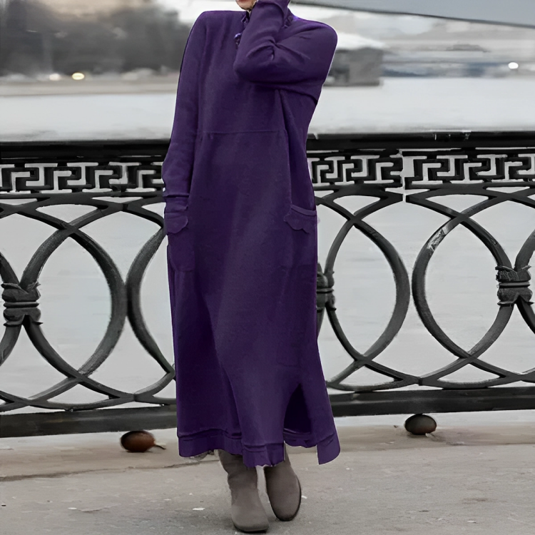 Casual Hosszú Téli Ruha - Noelle