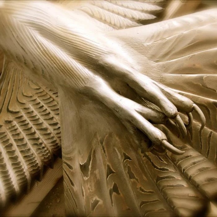 Fából készült falidísz – Bagoly “Majestic”