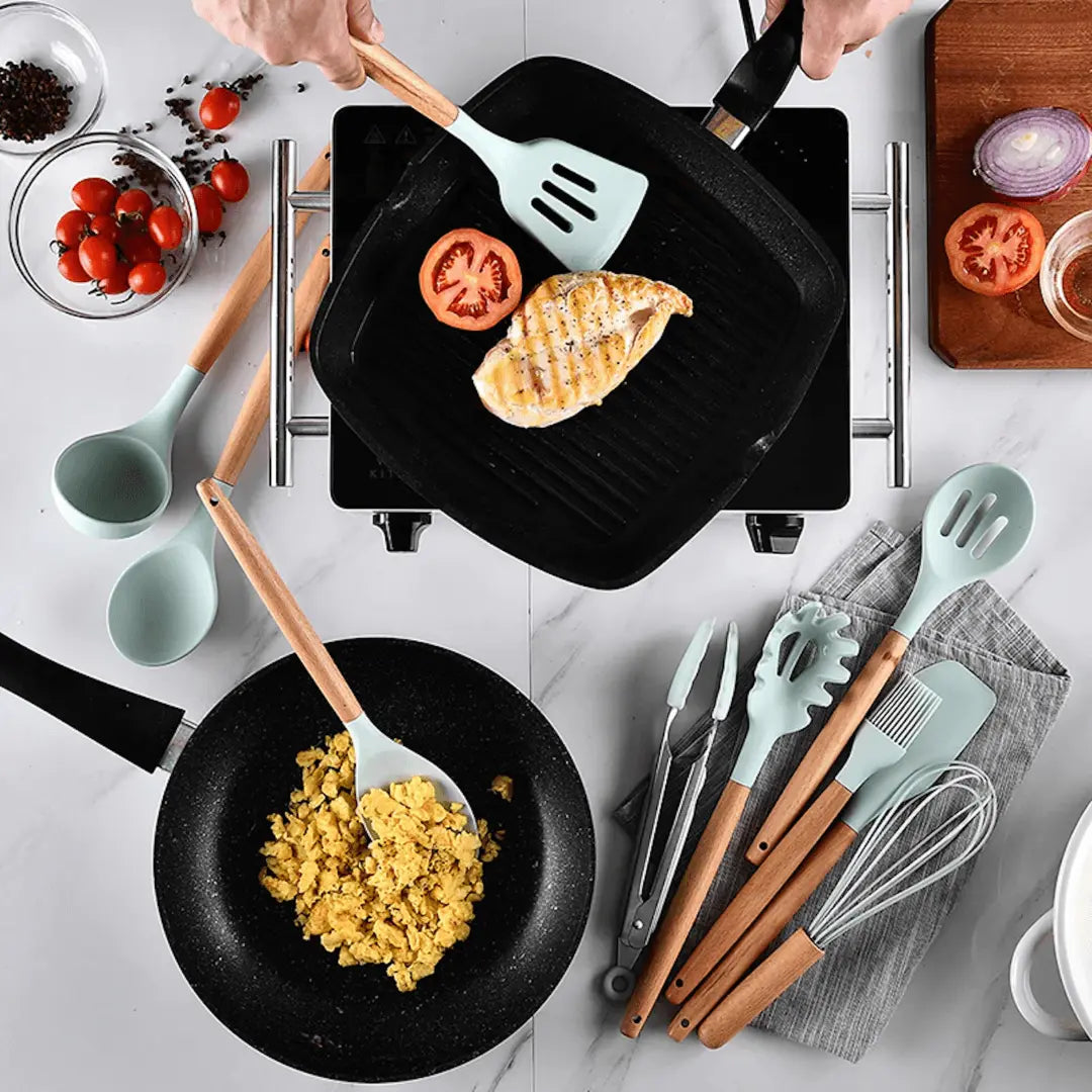 Szilikon Konyhai Eszköz Készlet - FlexiChef