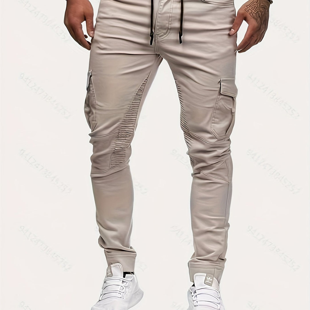 Elegáns Férfi Stretch Nadrág Streetstyle - Daan