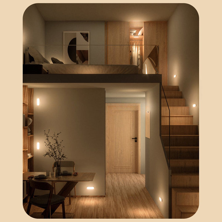 USB Töltőképes Mozgásérzékelős Fali Lámpa - BrightSense