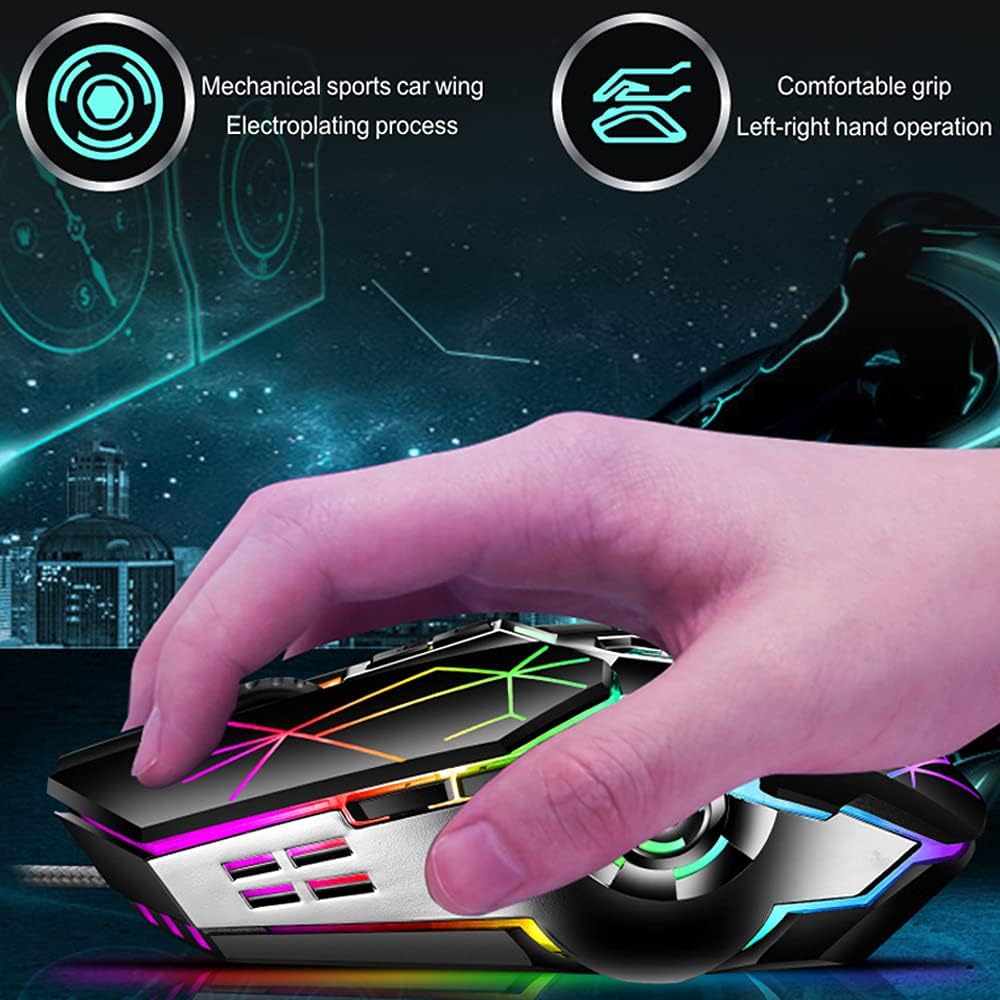 87 billentyűs mechanikus játékbillentyűzet RGB háttérvilágítással, kék kapcsolóval