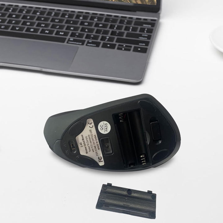 Újratölthető Ergonomikus Függőleges Vezeték Nélküli Egér – Elvion