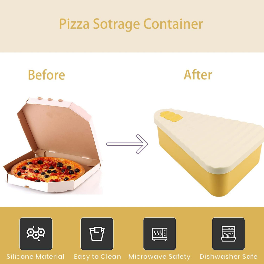 Újrahasználható pizza tárolóedény 2 tálcával – SliceSafe (1+1 INGYEN)
