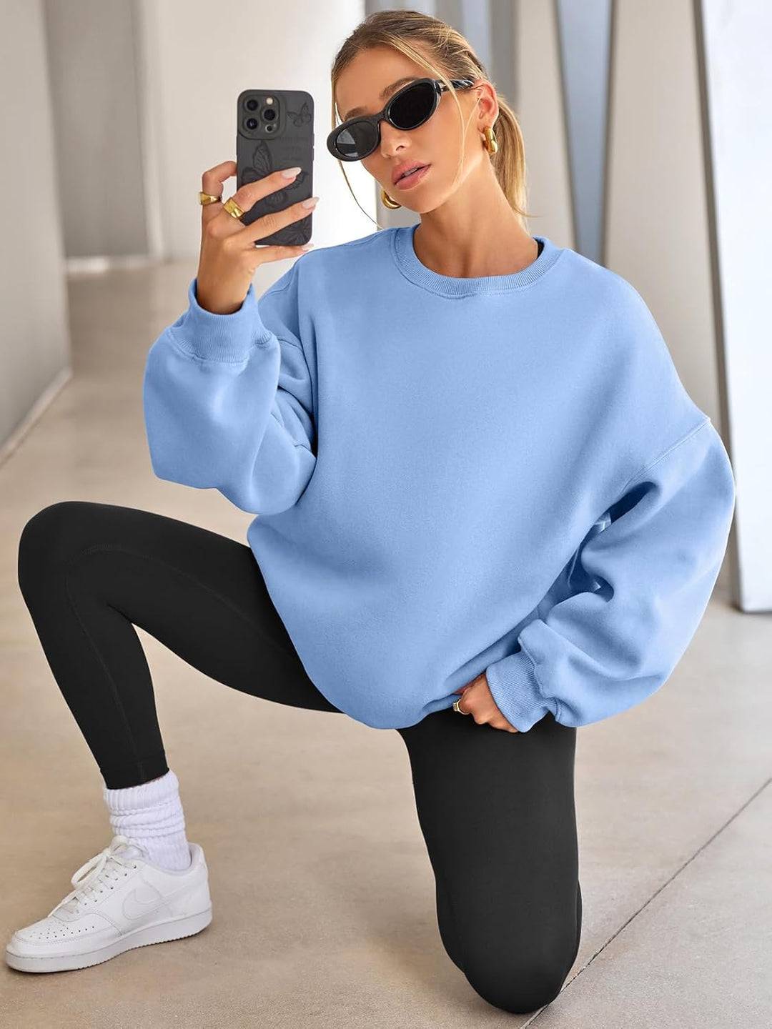 Kényelmes Oversized Női Pulóver - Ella